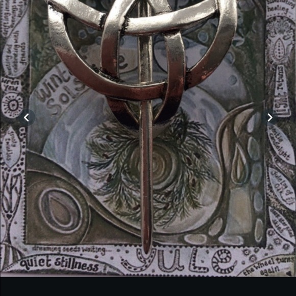 Metal Celtic hair clip LAST ONE ☝️ - Picture 8 of 9